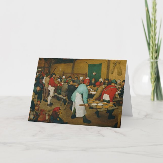 Peasant Wedding , 1568 Card (Front)