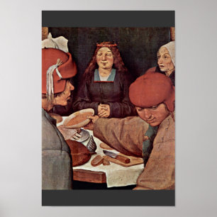 Peasant Wedding Details By Bruegel D. Ä. Pieter (B Poster