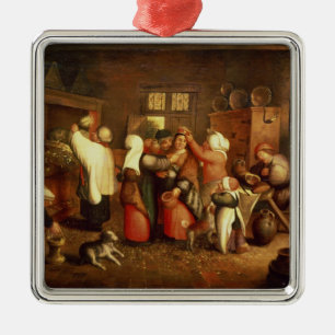 Peasant Wedding Metal Ornament