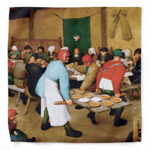 Peasant Wedding, Pieter Bruegel Bandana