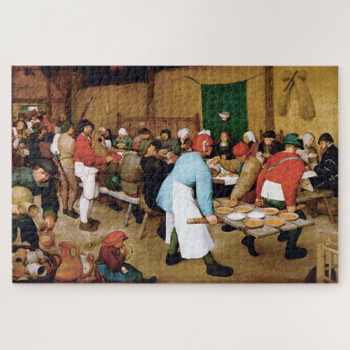 Peasant Wedding Pieter Bruegel Jigsaw Puzzle