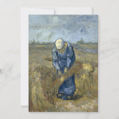 Peasant Woman Binding Sheaves by Vincent Van Gogh (Front)