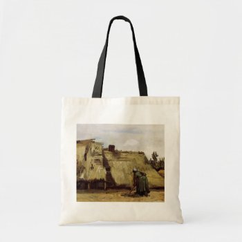 Peasant Woman Digging Cottage By Vincent Van Gogh Tote Bag by VanGogh_Gallery at Zazzle