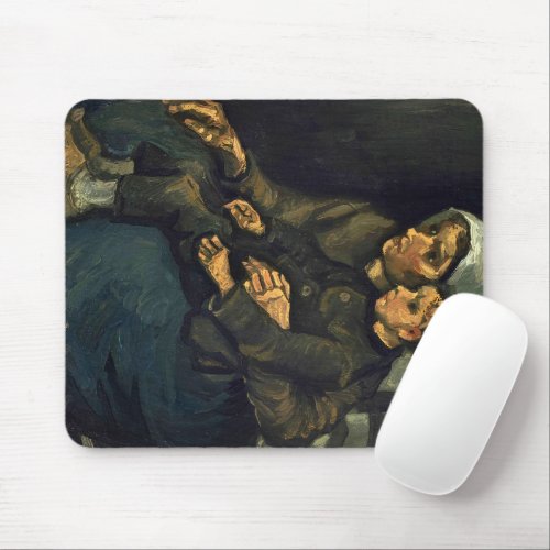 Peasant Woman with Child on her Lap 1885 by Vince Mouse Pad