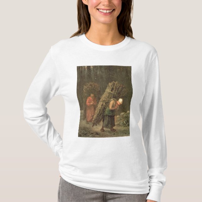 Peasant Women with Brushwood, c.1858 T-Shirt (Front)
