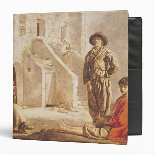 Peasants Before their House, c.1641 3 Ring Binder (Front/Inside)