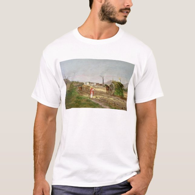 Peasants Collecting Sugar Cane T-Shirt (Front)