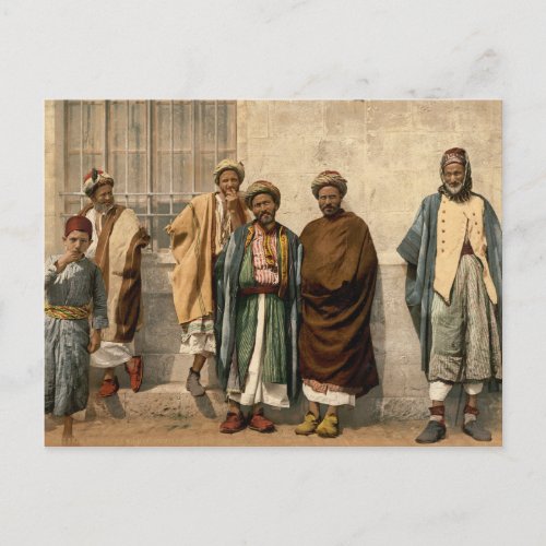 Peasants from Bethlehem in the Holy Land Postcard