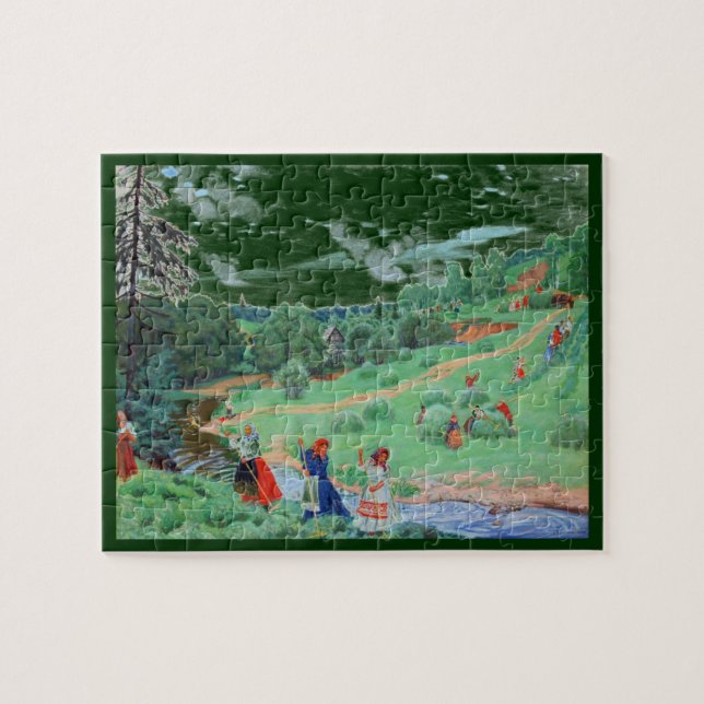 Peasants in a Field Jigsaw Puzzle (Horizontal)