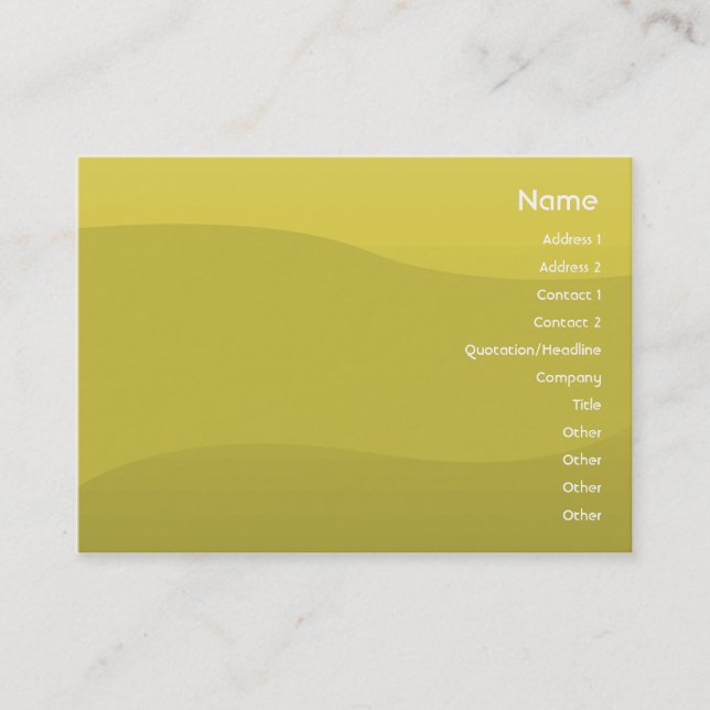 Peawave - Chubby Business Card (Front)