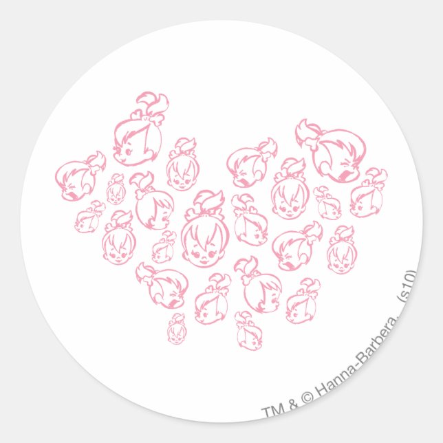 PEBBBLES™ In All Flavors Classic Round Sticker (Front)