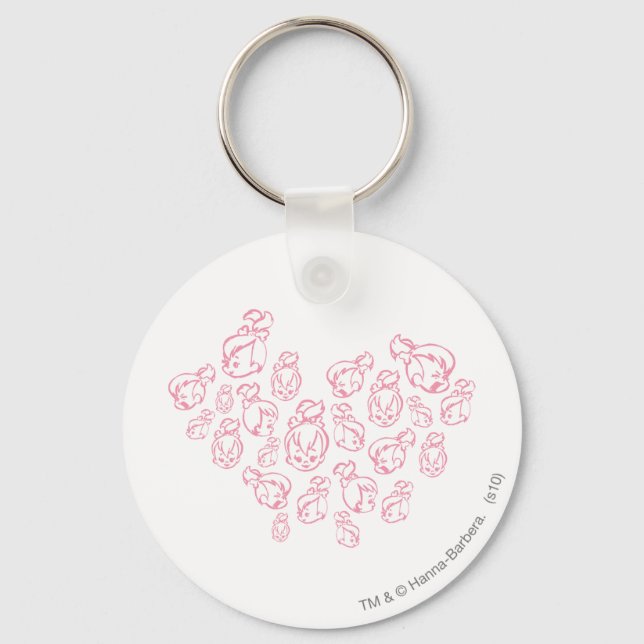 PEBBBLES™ In All Flavors Keychain (Front)