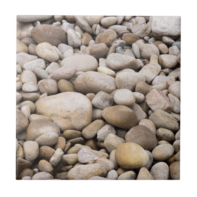 Pebble background pattern ceramic tile (Front)