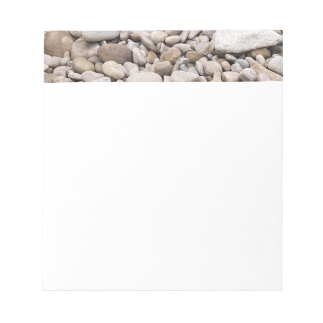 Pebble background pattern notepad (Front)