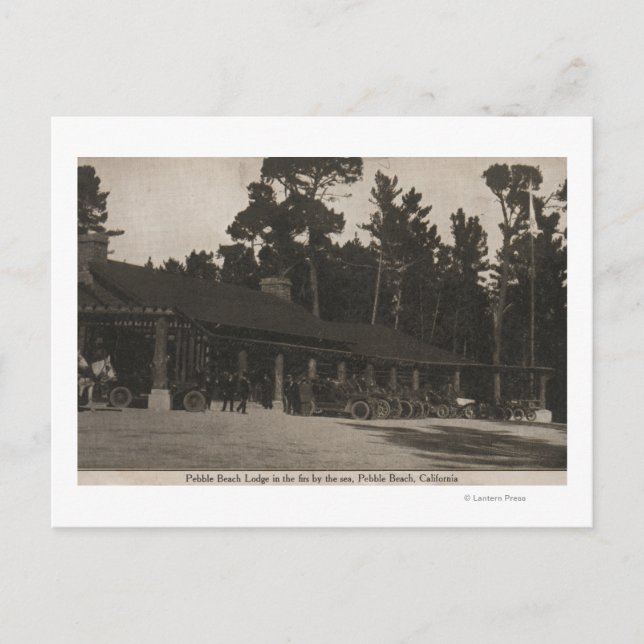 Pebble Beach, CA - Lodge in the Firs by the Sea Postcard (Front)