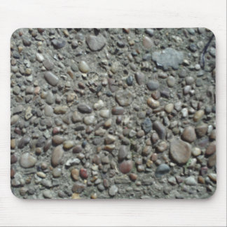 Pebble Embedded Concrete Mousepad