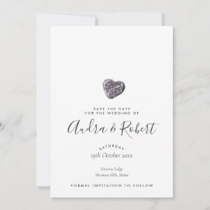 Pebble Heart Discovery Save the Date