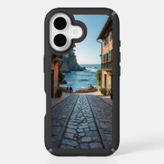 Pebble Ocean Town iPhone 16 Case