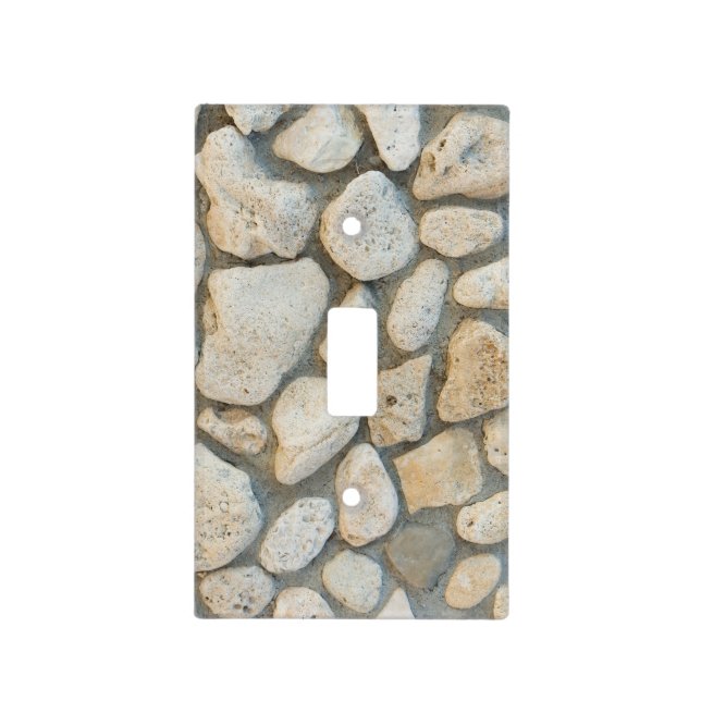 Pebble pattern light switch cover (Front)