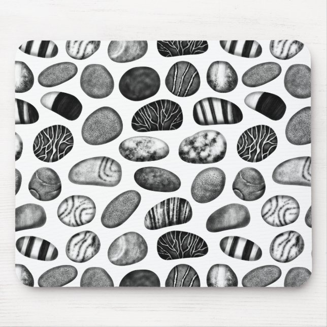 Pebble Pattern Mouse Pad (Front)