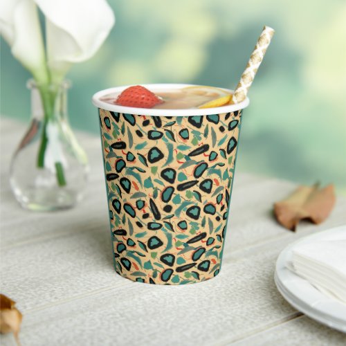 Pebble Peach  Paper Cup