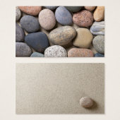Pebble Stones On Sand For Background (Front & Back)