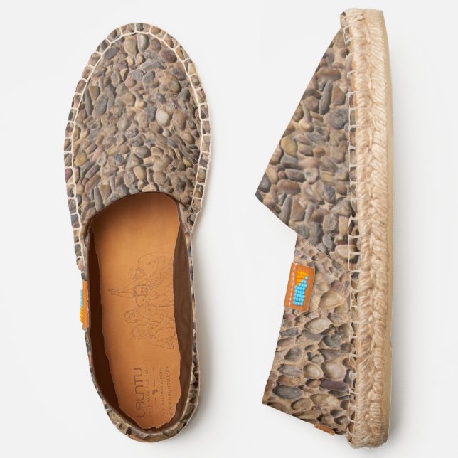 Pebble Stones Photo Espadrilles (Side)