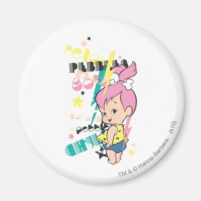 PEBBLES™ 80s Punk Magnet (Front)