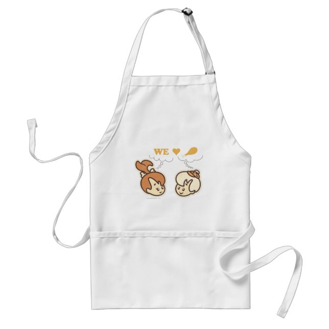 PEBBLES™ and Bam Bam Love Food Adult Apron (Front)