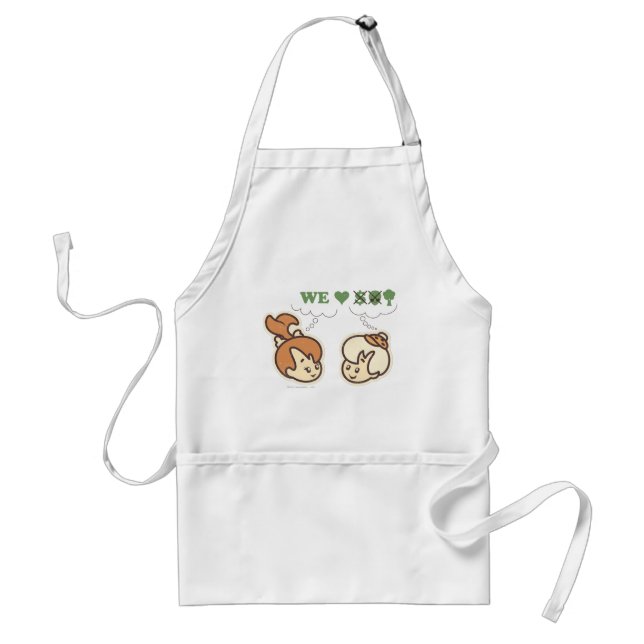 PEBBLES™ and Bam Bam Loves Nature Adult Apron (Front)