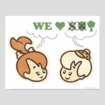 PEBBLES™ and Bam Bam Loves Nature Poster