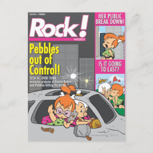 PEBBLES™ and Bam Bam Out of Control Postcard