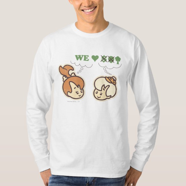 PEBBLES™ and BAMM-BAMM™ Loves Nature T-Shirt (Front)