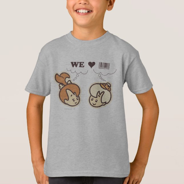 Pebbles and BAMM-BAMM™ We Love T-Shirt (Front)