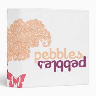PEBBLES™ and Butterflies 3 Ring Binder