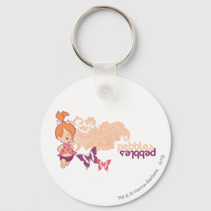 PEBBLES™ and Butterflies Keychain