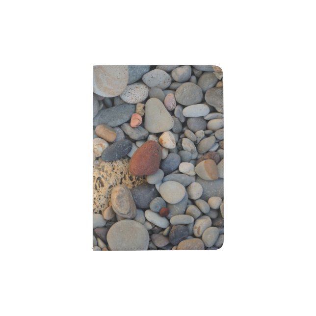 Pebbles and rocks passport holder (Front)