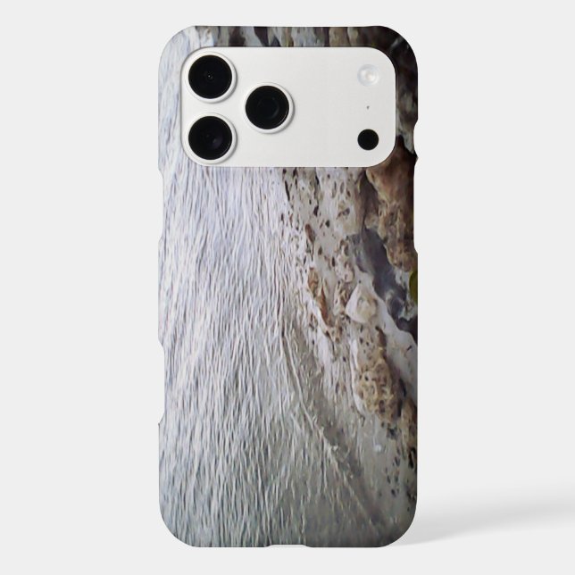 Pebbles At The Beach Iphone Case (Back)