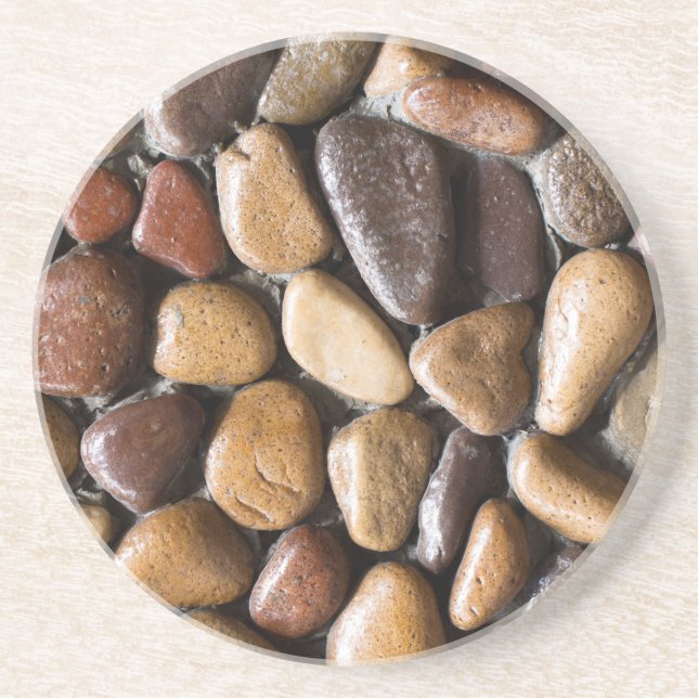 Pebbles background coaster (Front)