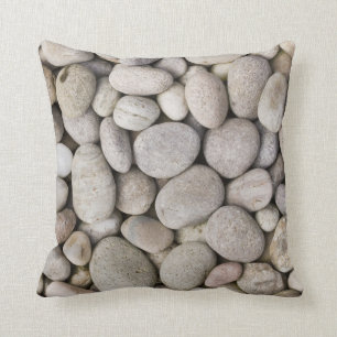 pebbles background cosy pillow