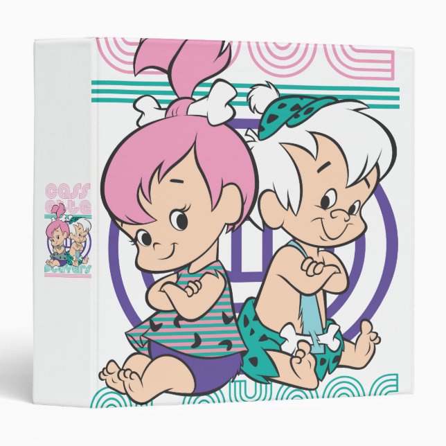PEBBLES™ & BAM-BAM™ Cassette Players Binder (Front/Spine)