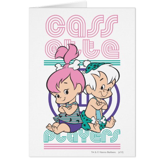PEBBLES™ & BAM-BAM™ Cassette Players Cards (Front)