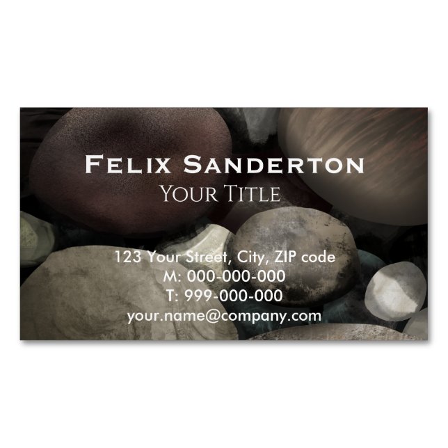 Pebbles Business Card (Front)