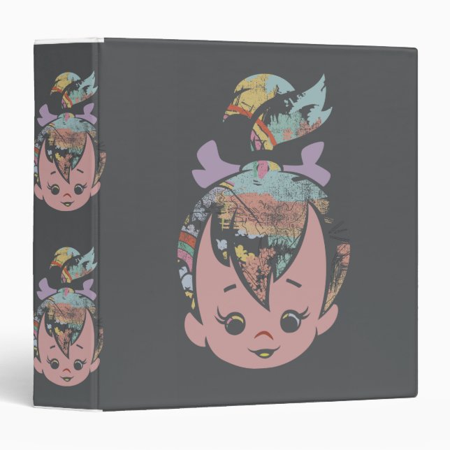 PEBBLES™ Color Collage 3 Ring Binder (Front/Spine)