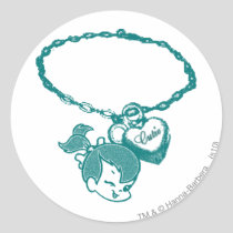 PEBBLES™ Cutie Chain Classic Round Sticker