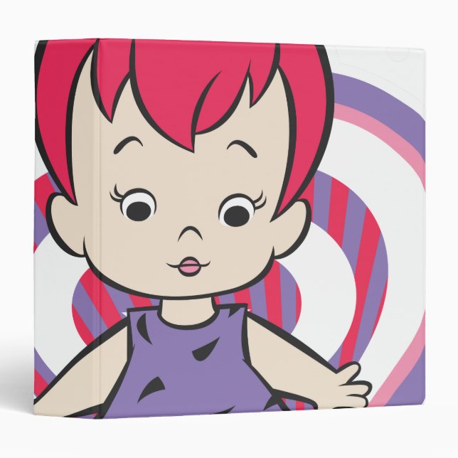 PEBBLES™ From Bedrock 3 Ring Binder (Front/Spine)