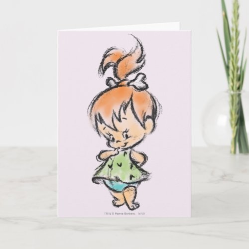 PEBBLES _ Hand Drawn Sketch Card