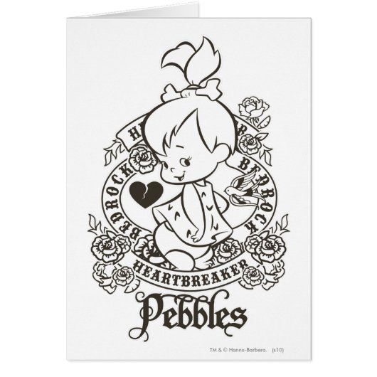 PEBBLES™ Heartbreaker B&W Cards (Front)