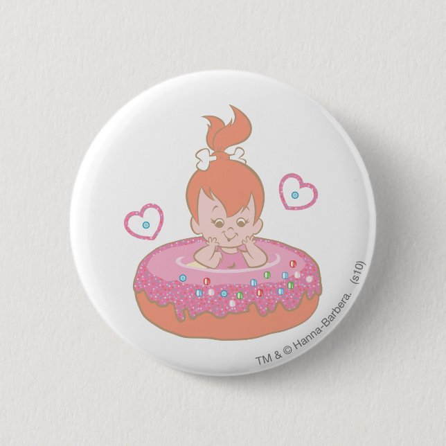 PEBBLES™ in Donut Button (Front)