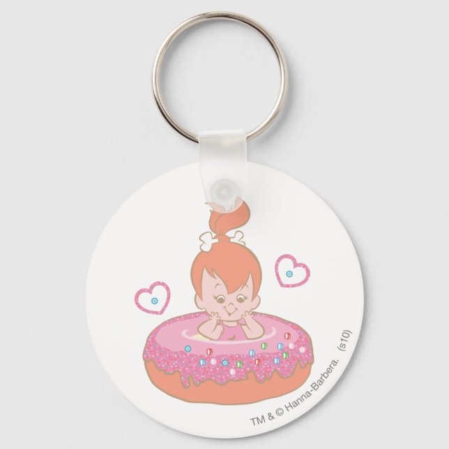 PEBBLES™ in Donut Keychain (Front)